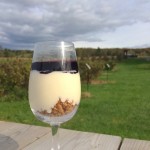 Cheesecake à la fleur d’oranger et son coulis de cassis